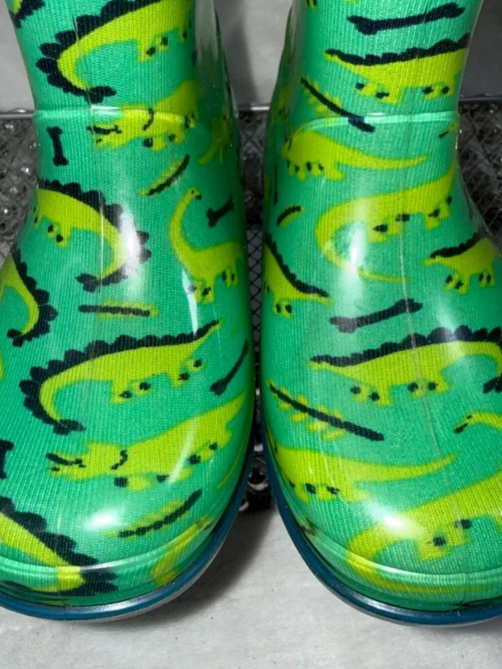 Lilly of New York Dinosaur Rain Boots Toddler Size 7